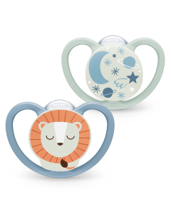 Chupete NUK Space Luminoso 0 a 18 meses
