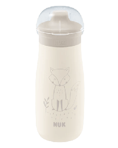 NUK Mini-Me Sip Acero Inoxidable 300ml con tapa protectora