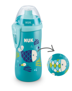 Vaso NUK Junior Cup con Efecto Camaleón y pico push and pull